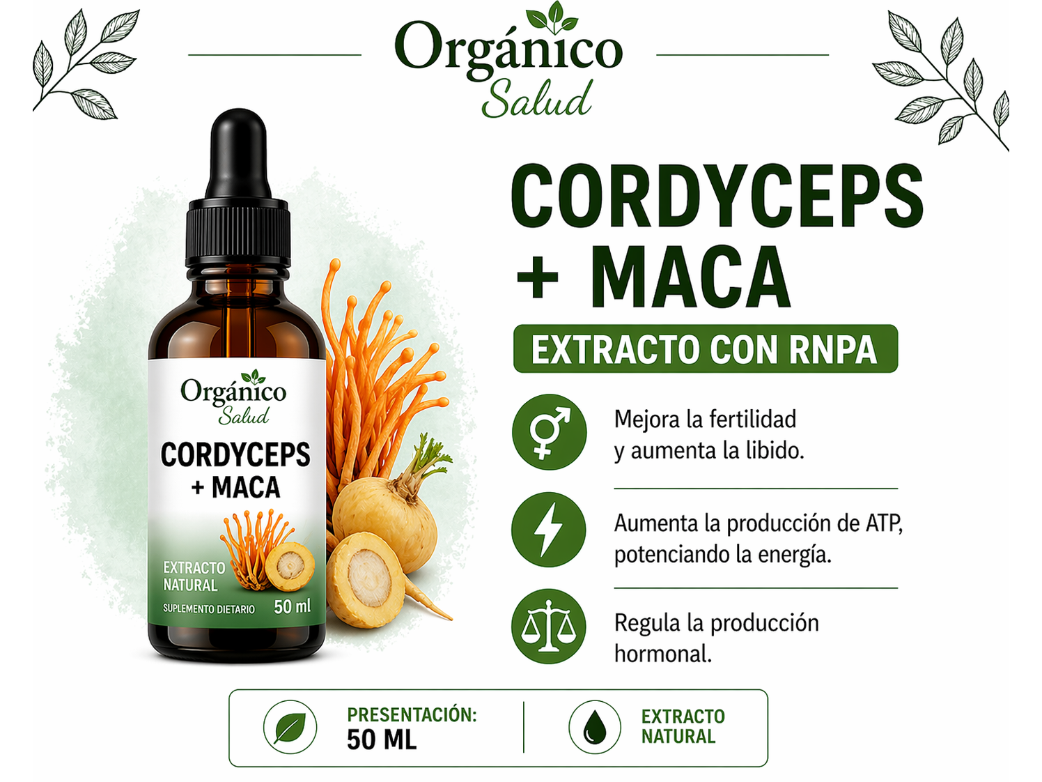 Cordyceps + maca