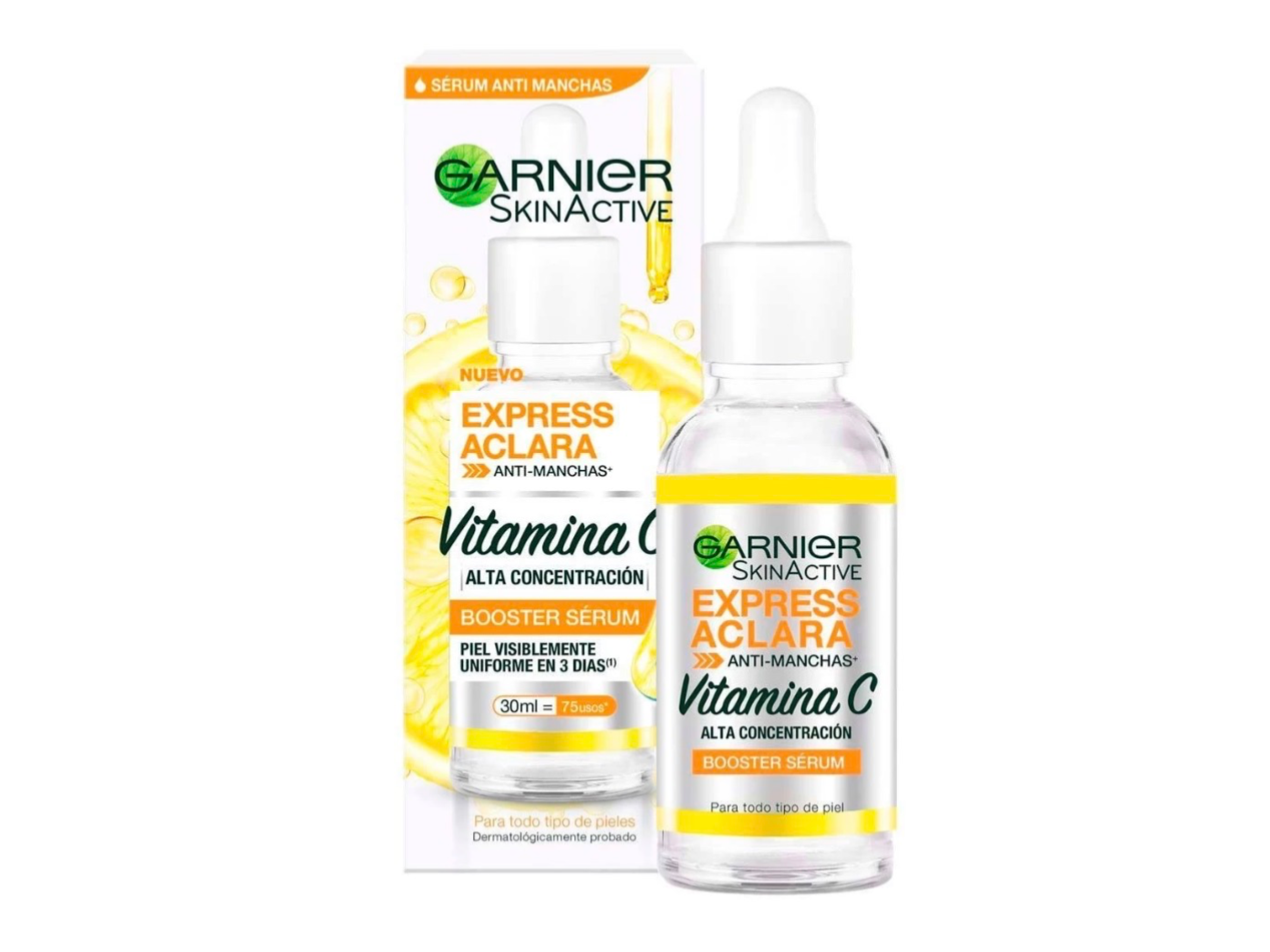 Garnier Serum Iluminador Aclara Skin Active Vit C 30 ml