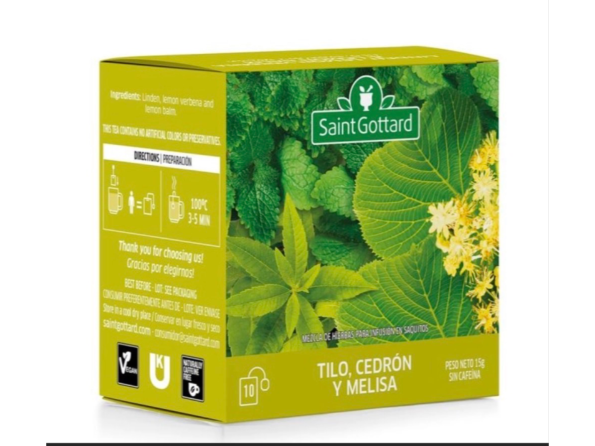 Te Tilo Cedron y Melisa 10 Saq-SAINT GOTTARD