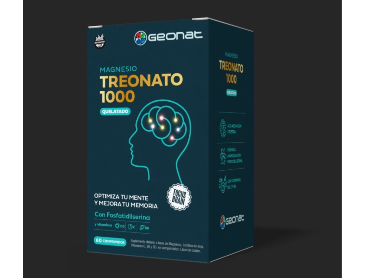 Magnesio Treonato 1000 60Comp-GEONAT