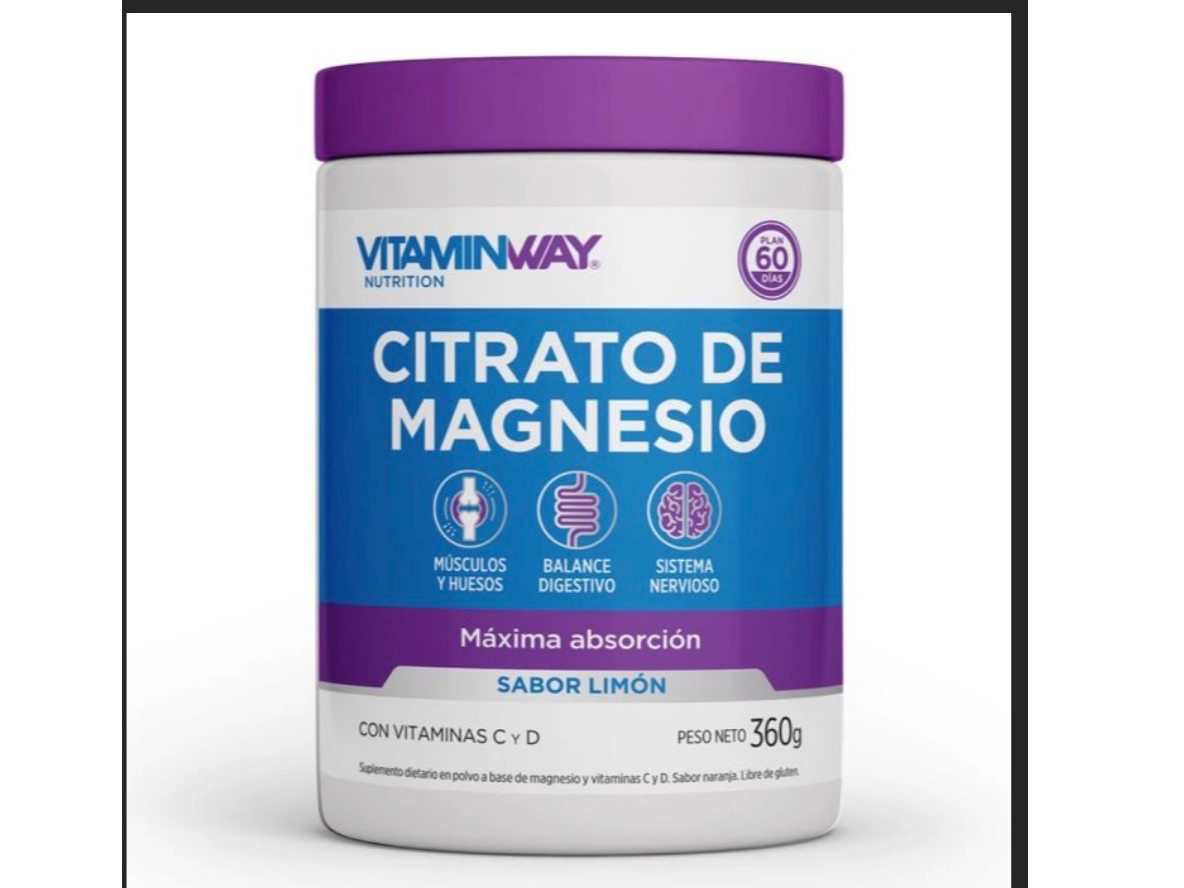 Citrato De Magnesio POTE 360 Gr Sabor Limon -VITAMINWAY