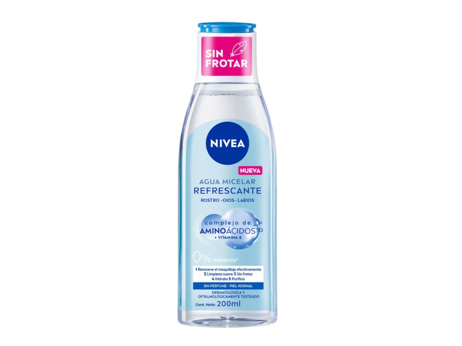 Agua Micelar Nivea 7 en 1 MicellAIR para Piel Normal x 200 ml