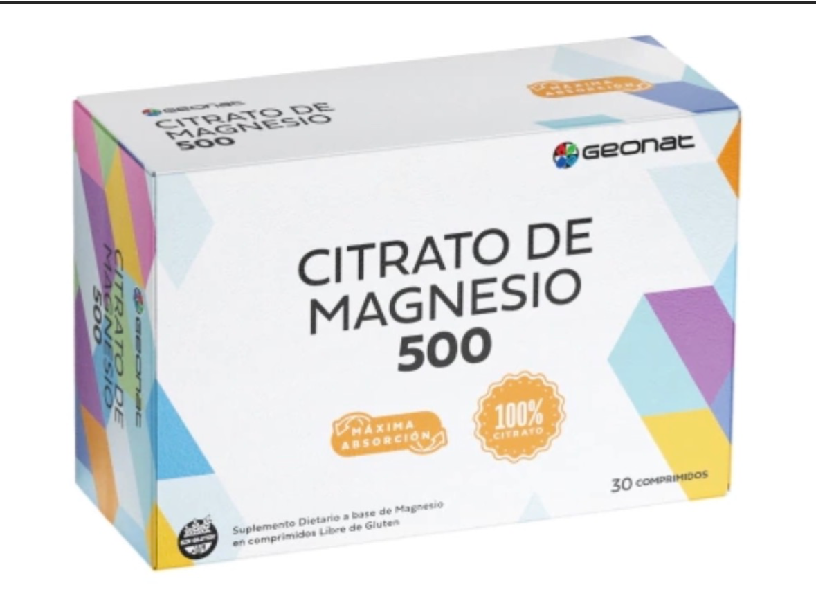 Citrato de Magnesio 500 30Comp-GEONAT