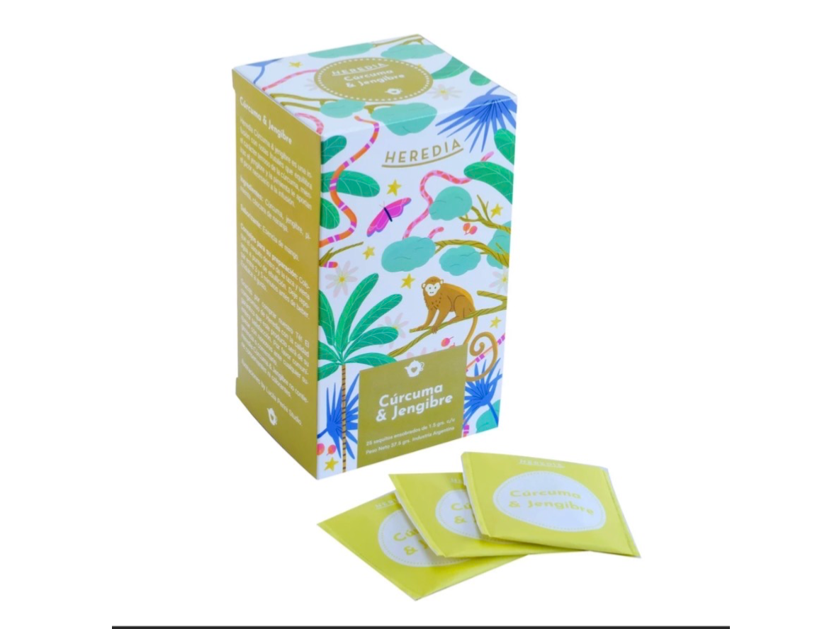 Curcuma & Jengibre 25 Saq-HEREDIA