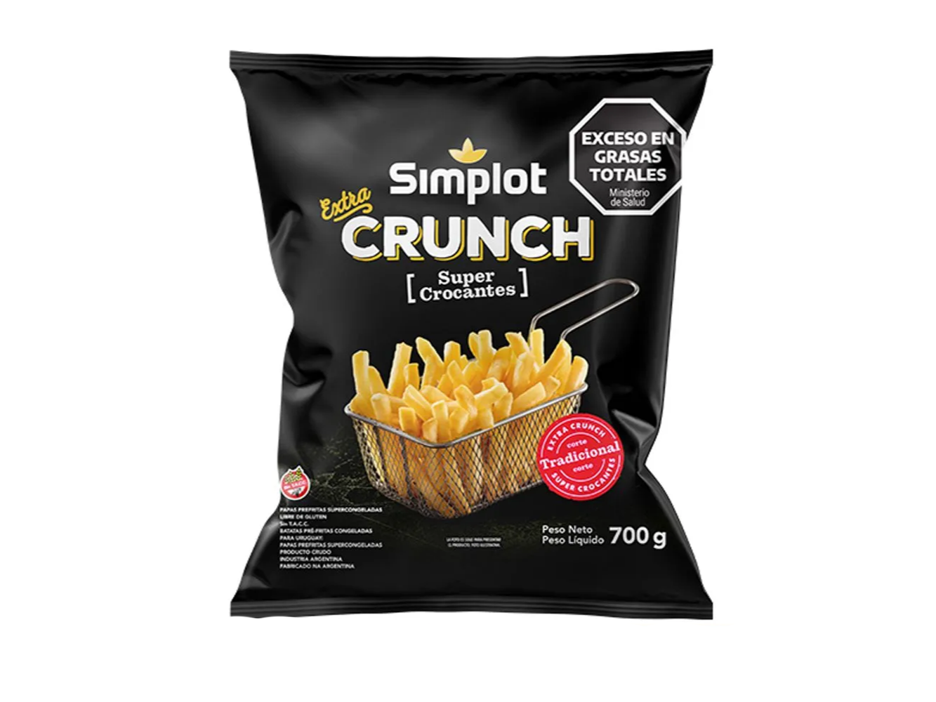 PAPAS FRITAS C/TRAD EX CRUNCH x700gr