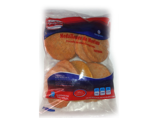 MED. DE MERLUZA NATURAL PAQ x1Kg