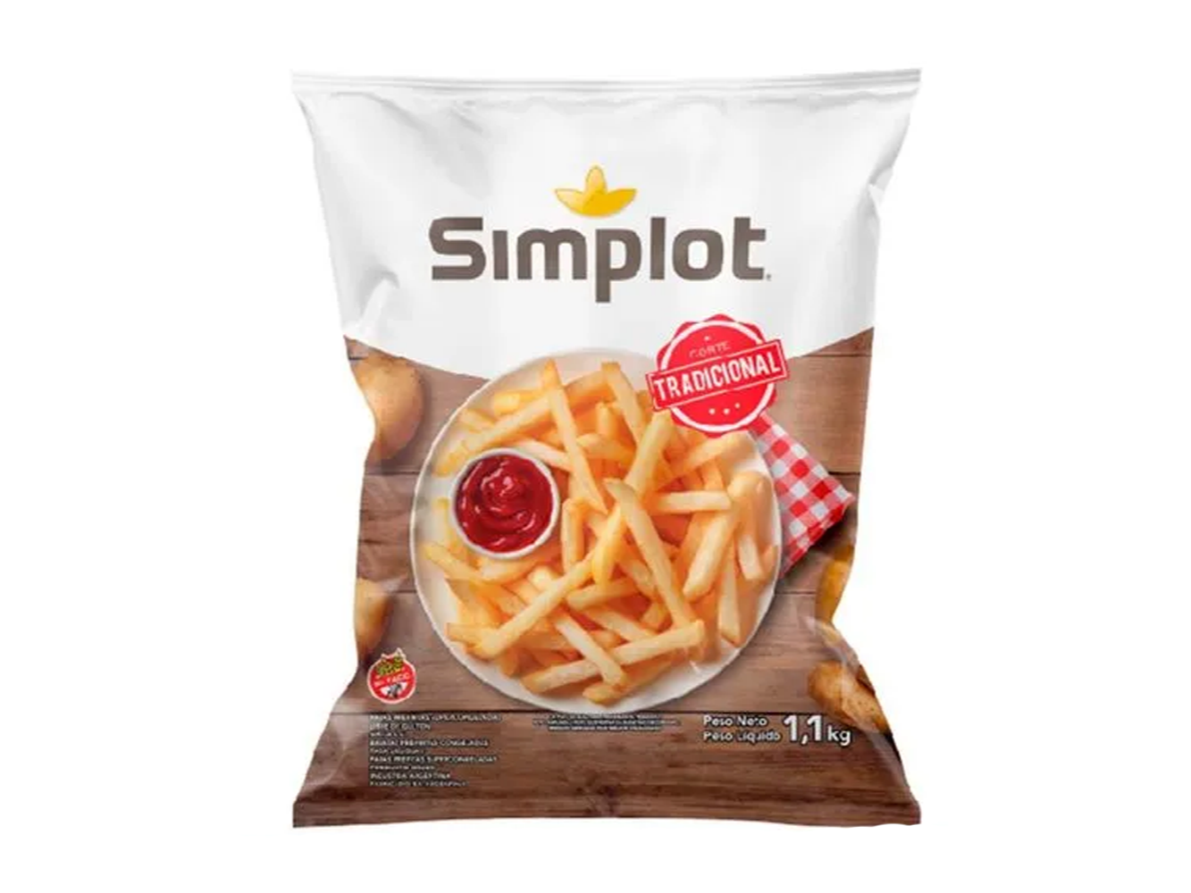 PAPAS FRITAS C/TRAD x1,1KG