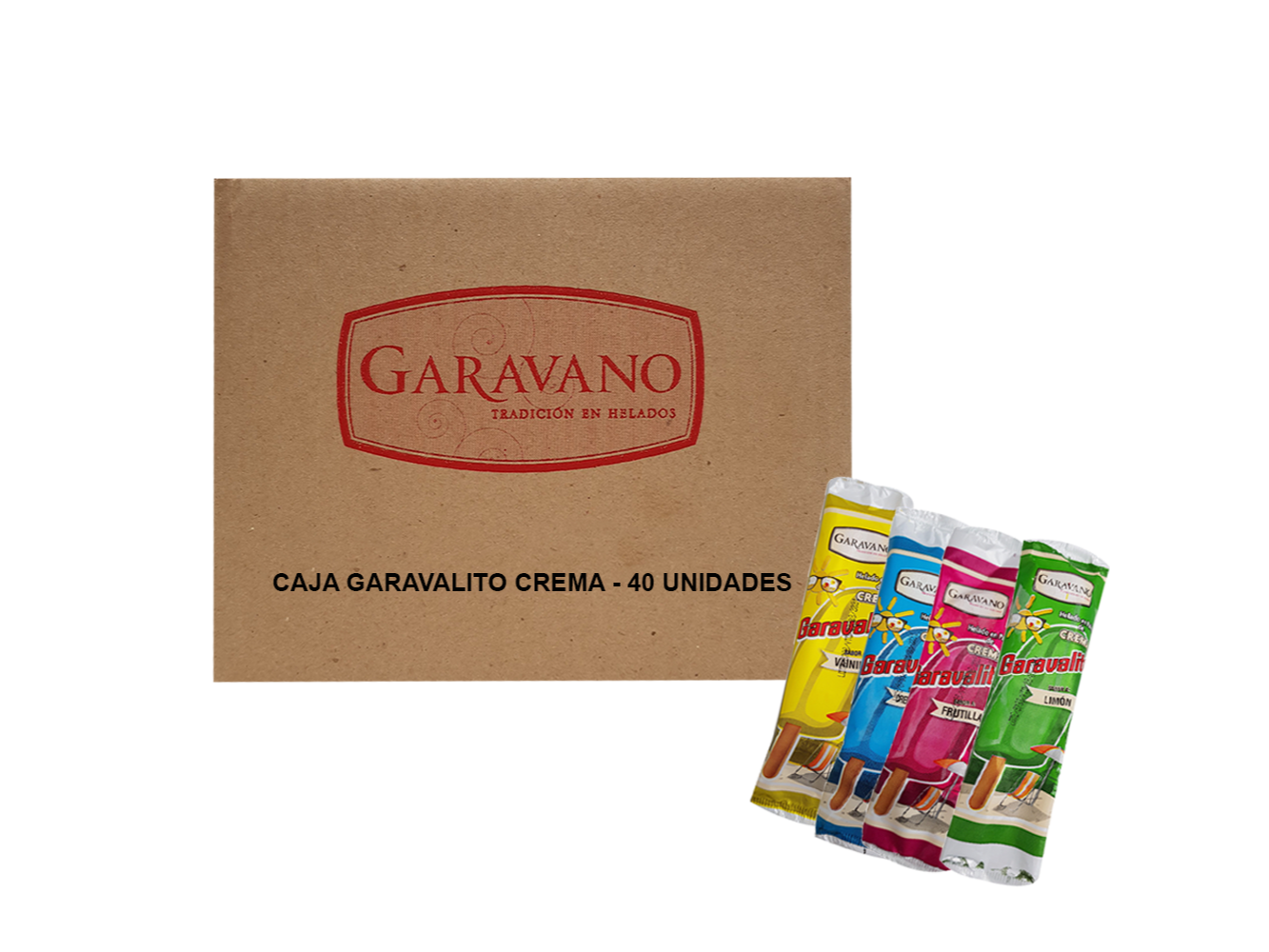 GARAVALITO CREMA SURTIDOS (40 UNIDADES)