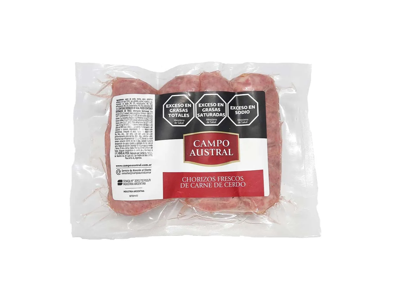 CHORIZO CERDO TRAD PAQ PEQUEÑO - VTA AL PESO