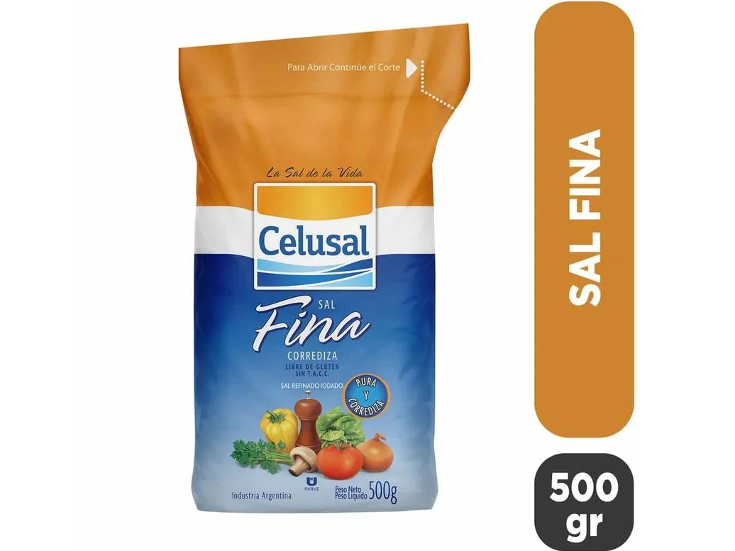 Sal Celusal fina 500g