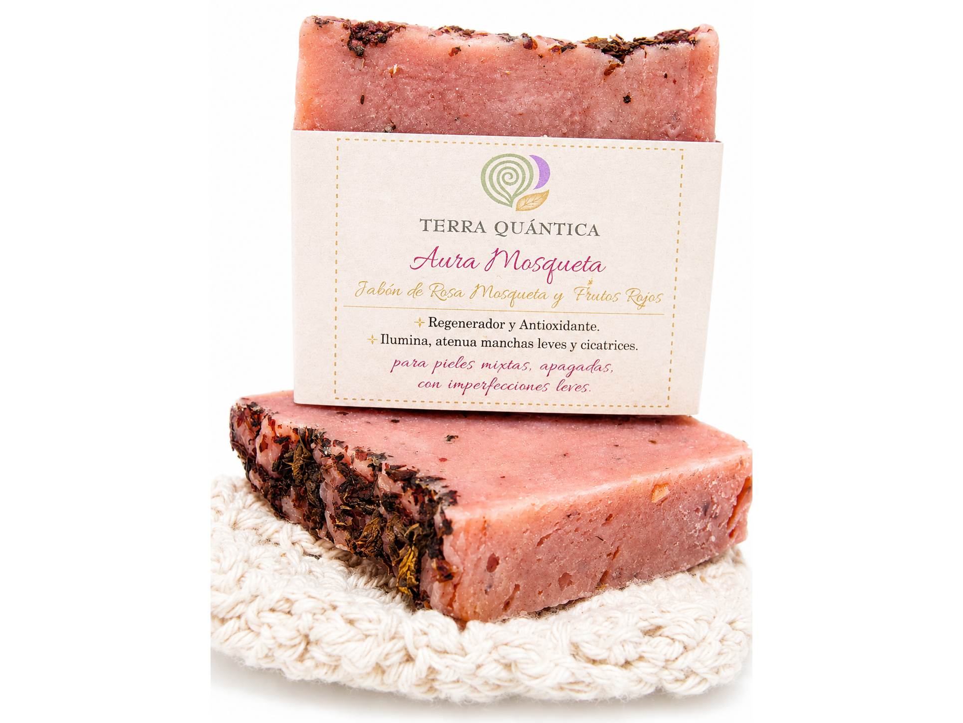 AURA MOSQUETA Jabón de Rosa Mosqueta y Frutos Rojos