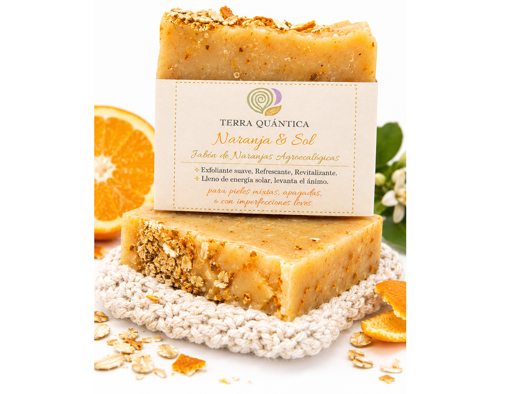 NARANJA & SOL· Jabón revitalizante y exfoliante corporal suave