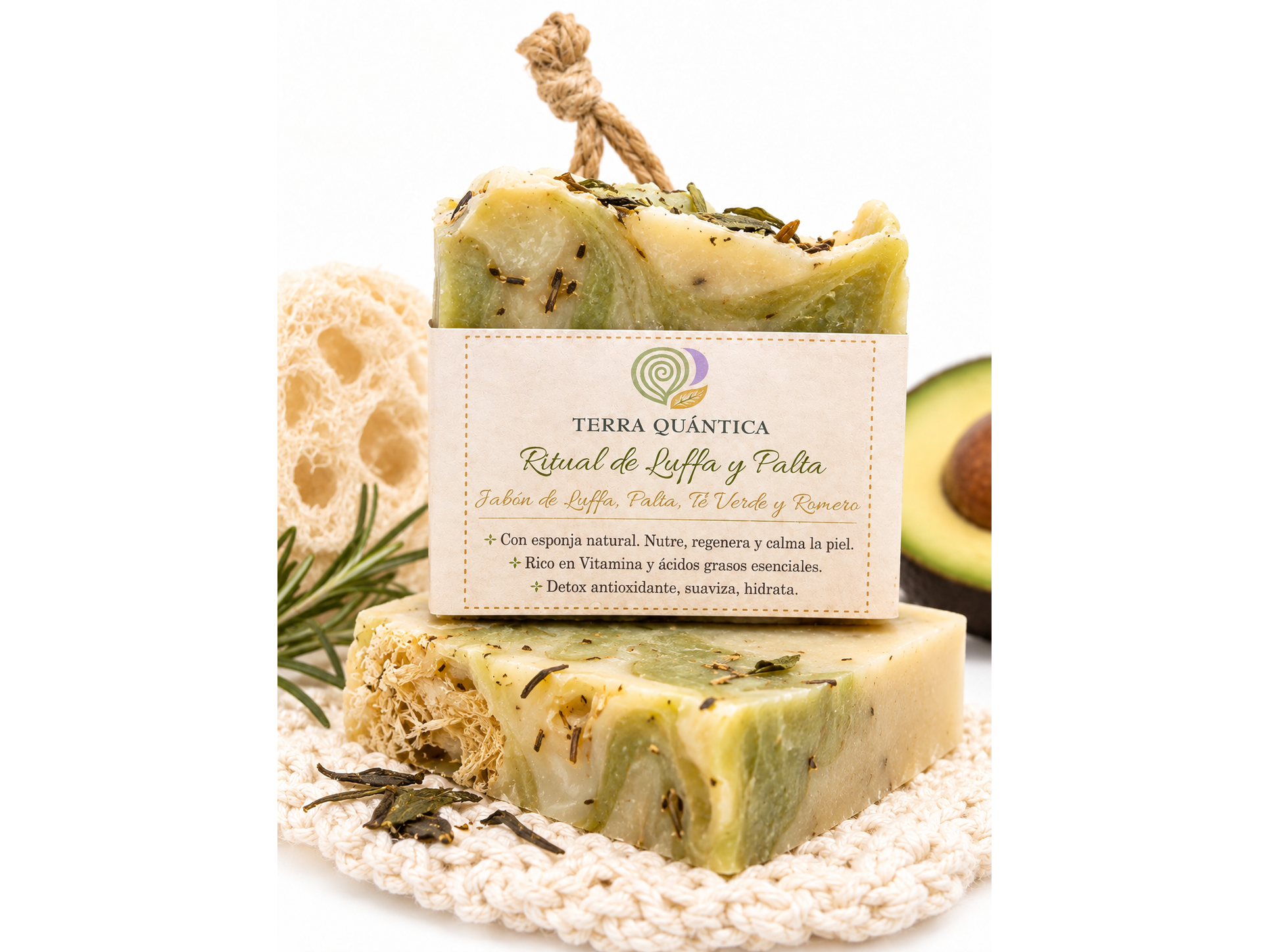 RITUAL DE LUFFA Y PALTA · Jabón exfoliante corporal