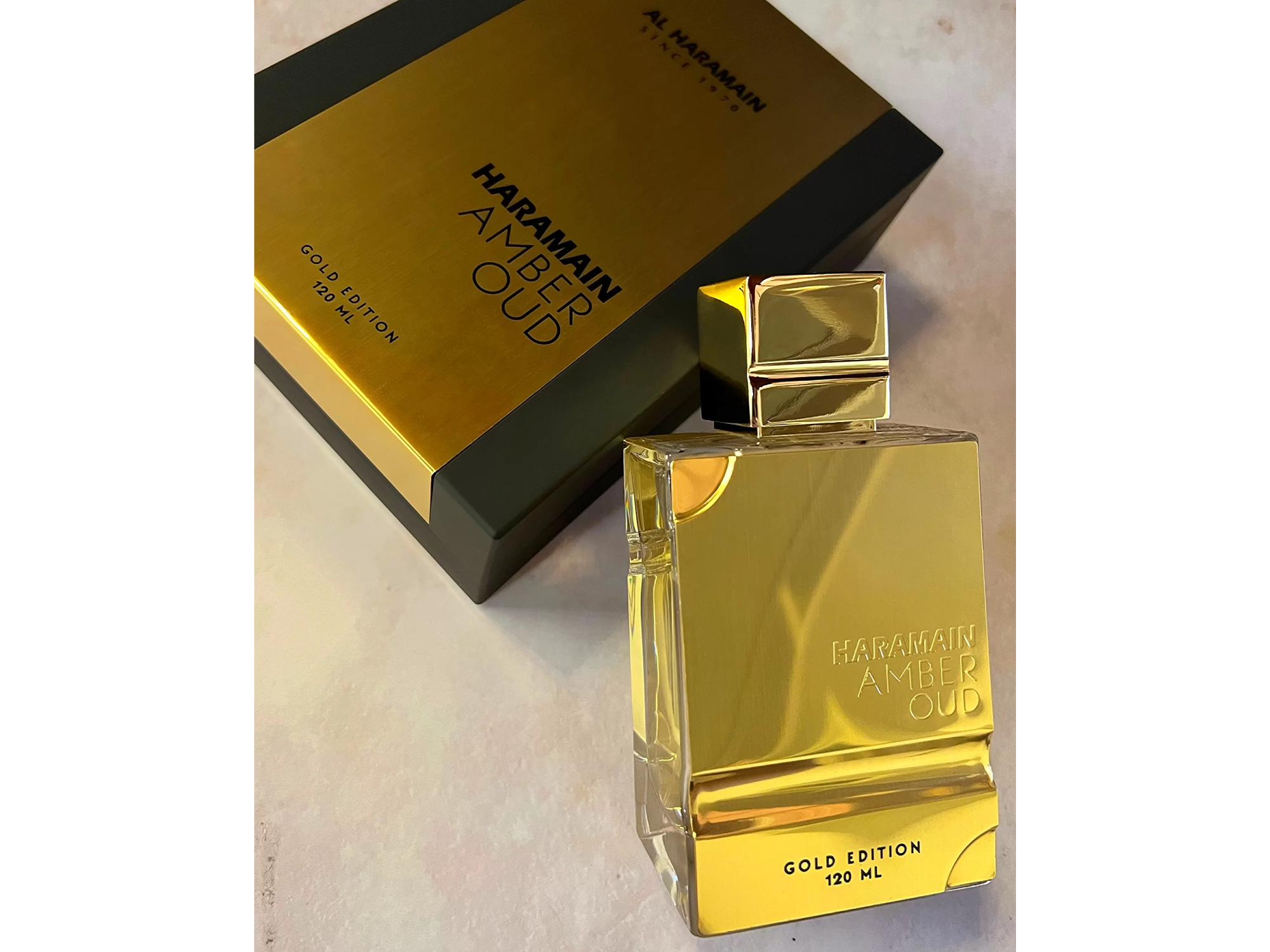 Amber Oud Gold Al Hamramain 120 ML de perfumesmayorista