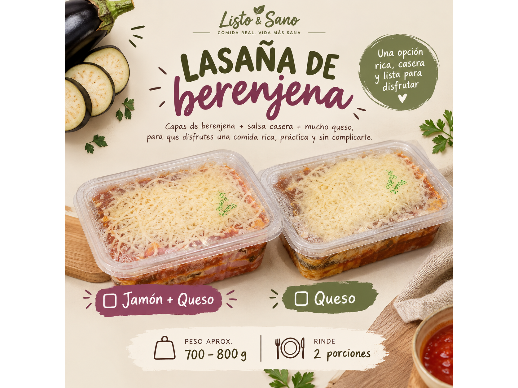 Lasagna de Berengena