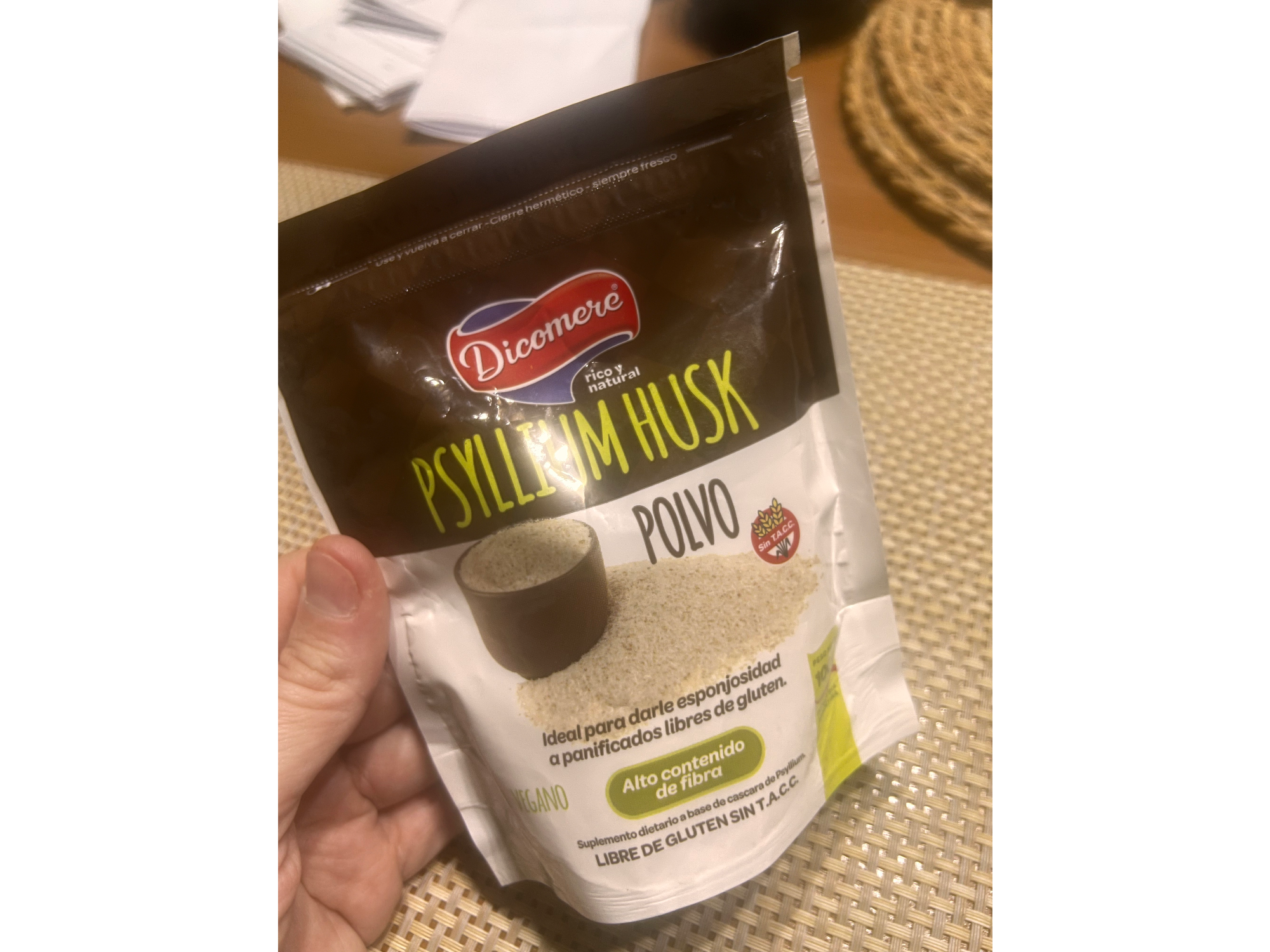 Psyllium huso en polvo dicomere