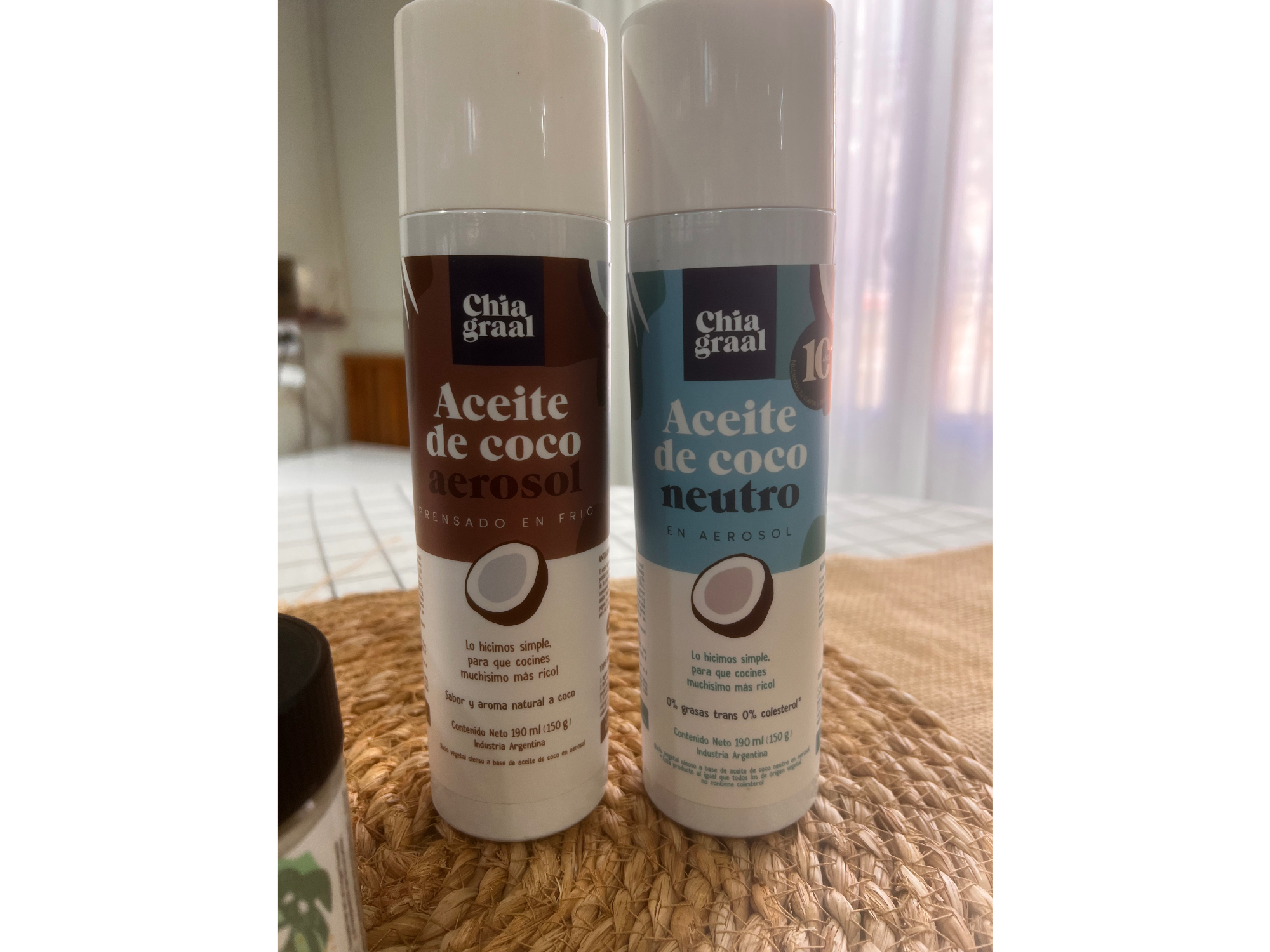 Aceite de coco chía Graal en Aerosol 190ml
