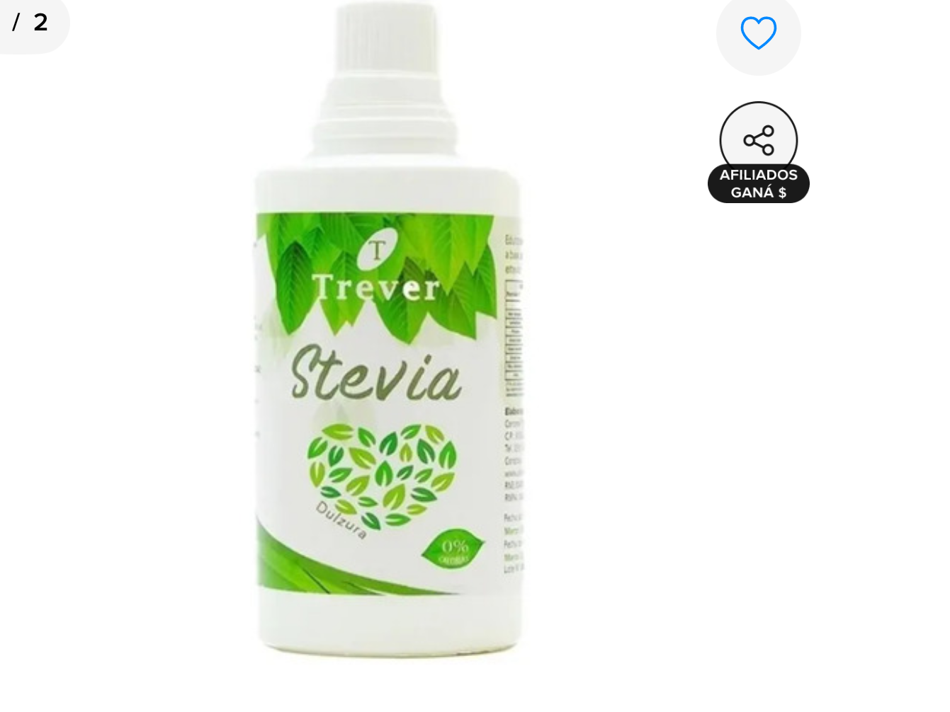 Endulzante Stevia con sucralosa TREVER 200ml