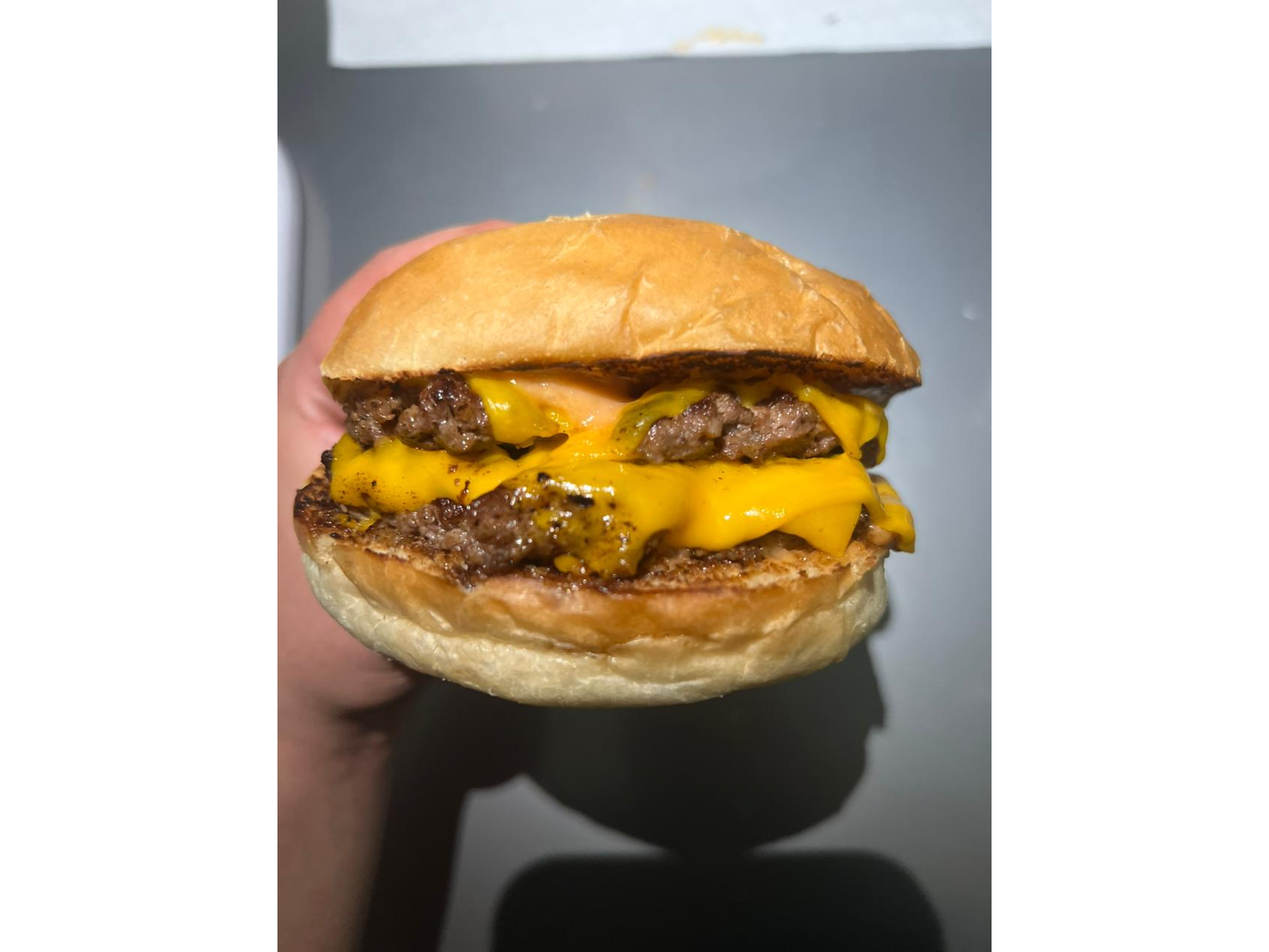 CHEESE DOBLE + PAPAS