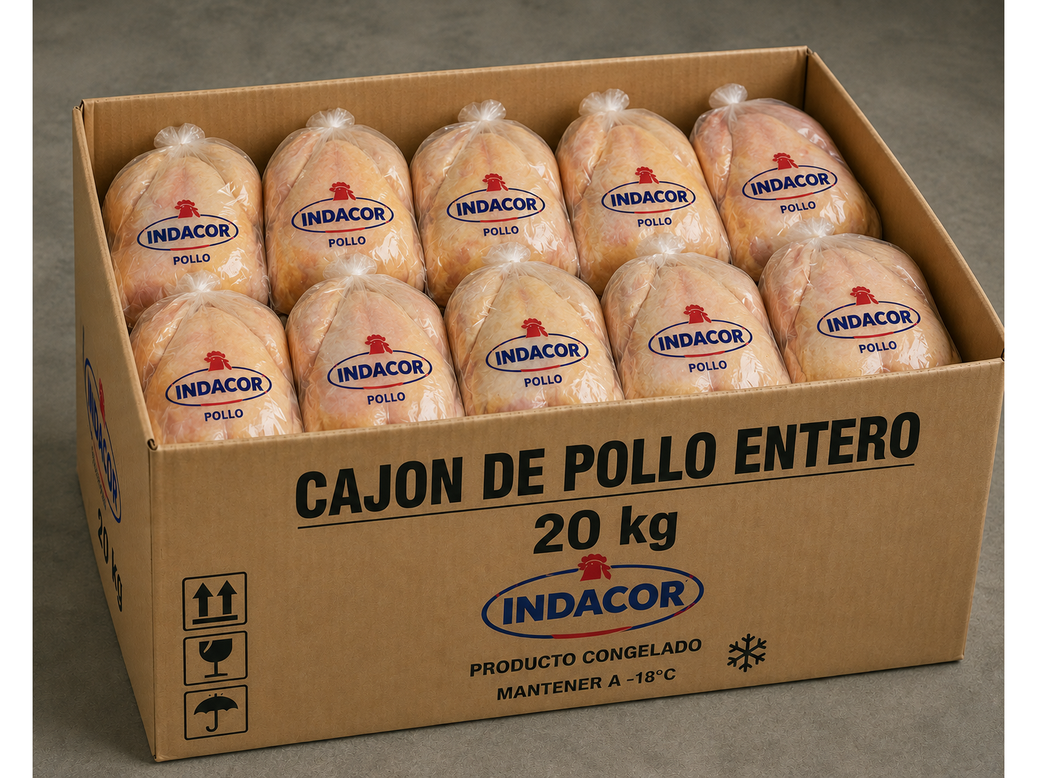 POLLO ENTERO 20 KG de Distribuidora de Carnes