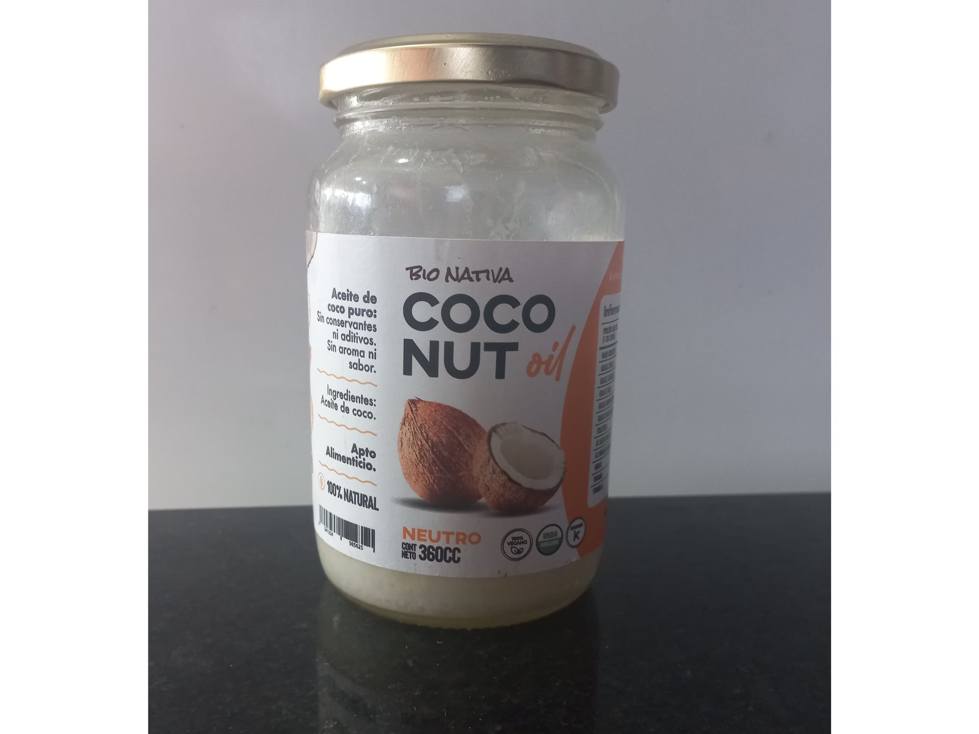 Aceite de Coco Neutro 360cc Coco Nut