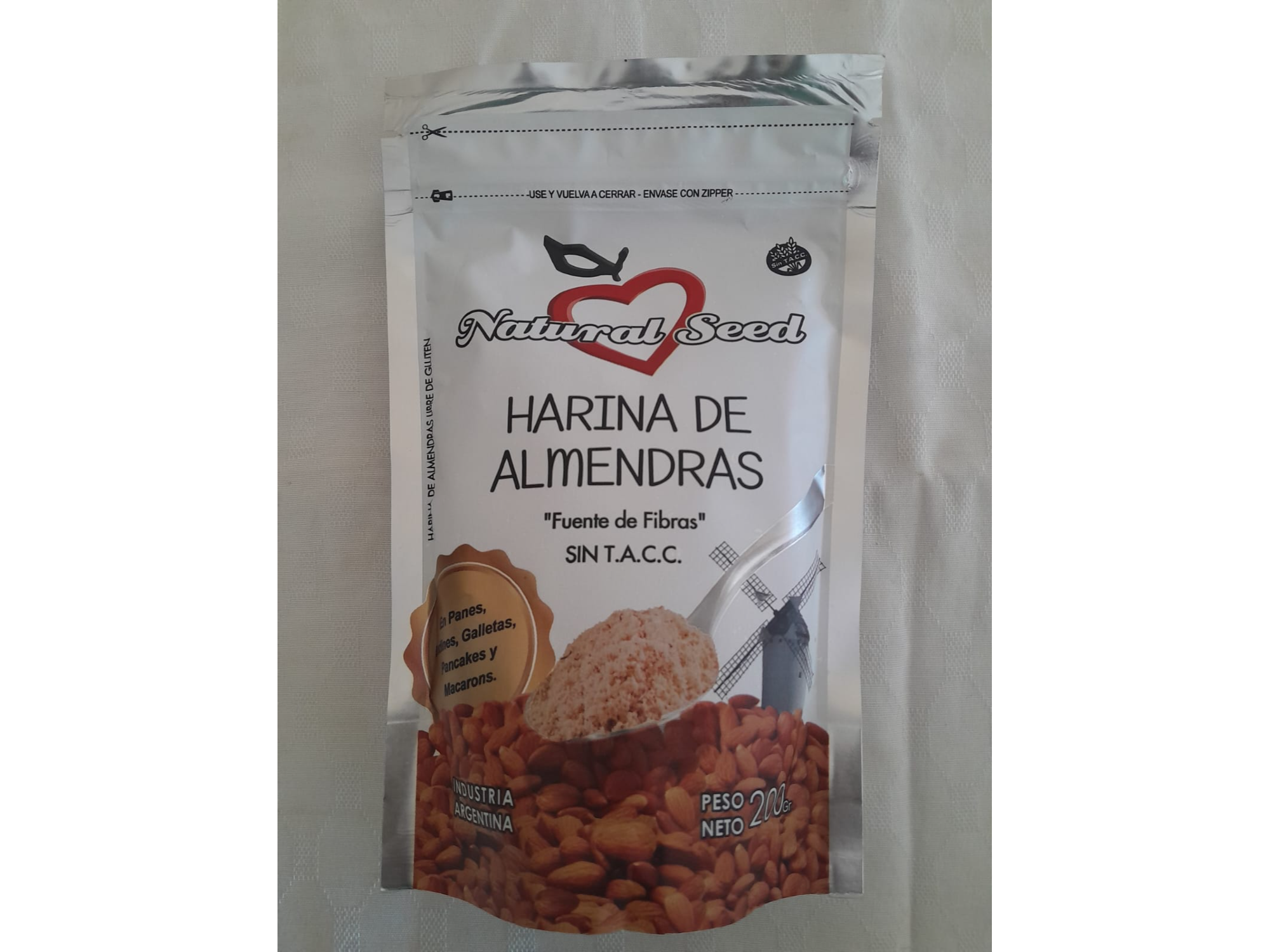 Harina de Almendras NATURAL SEED 200gr.