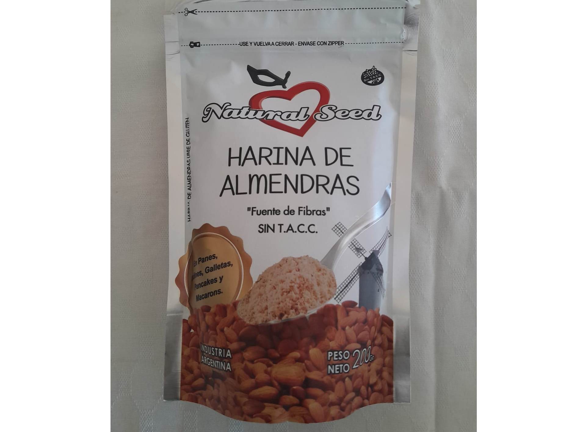 Harina de Almendras NATURAL SEED. 200gr.