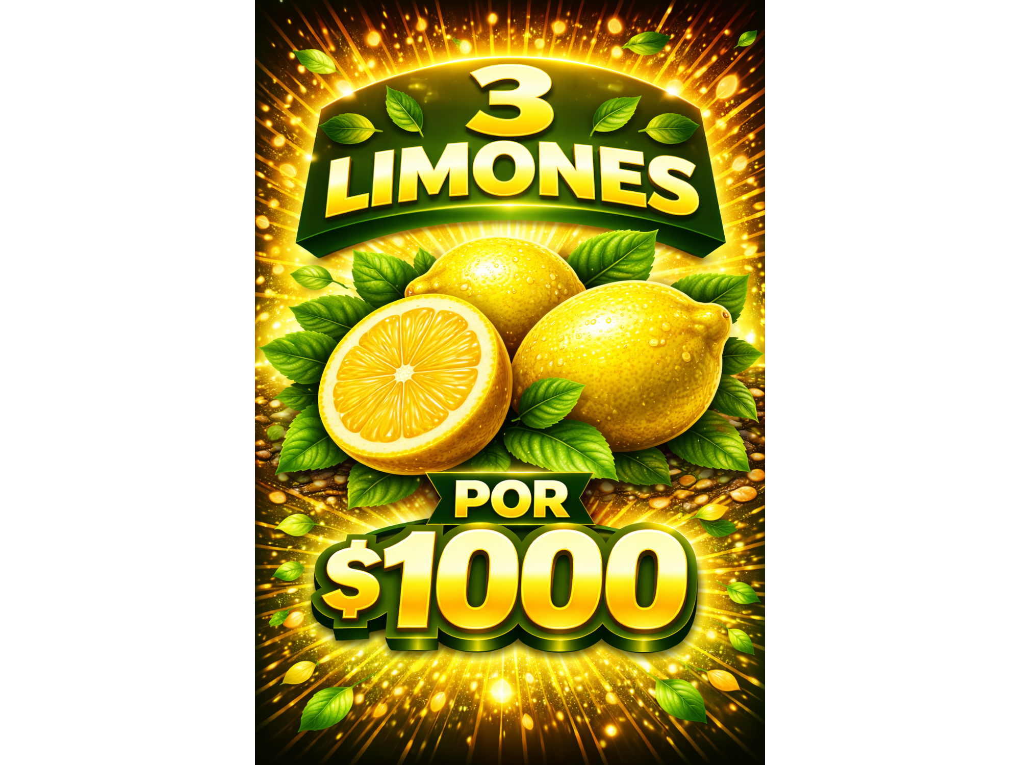 PROMO LIMONES 3 UNIDADES