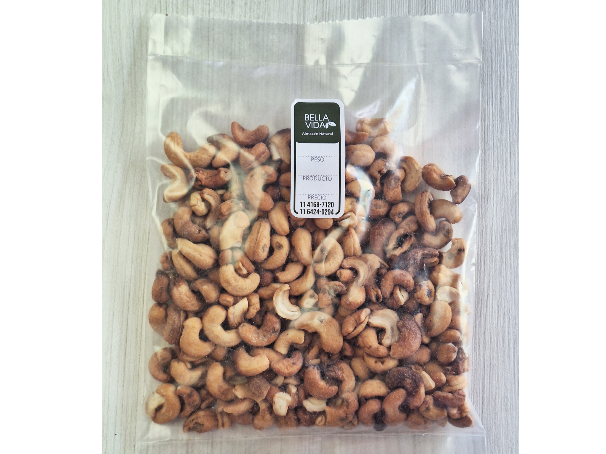 CASTAÑA DE CAJU TOSTADA SIN SAL