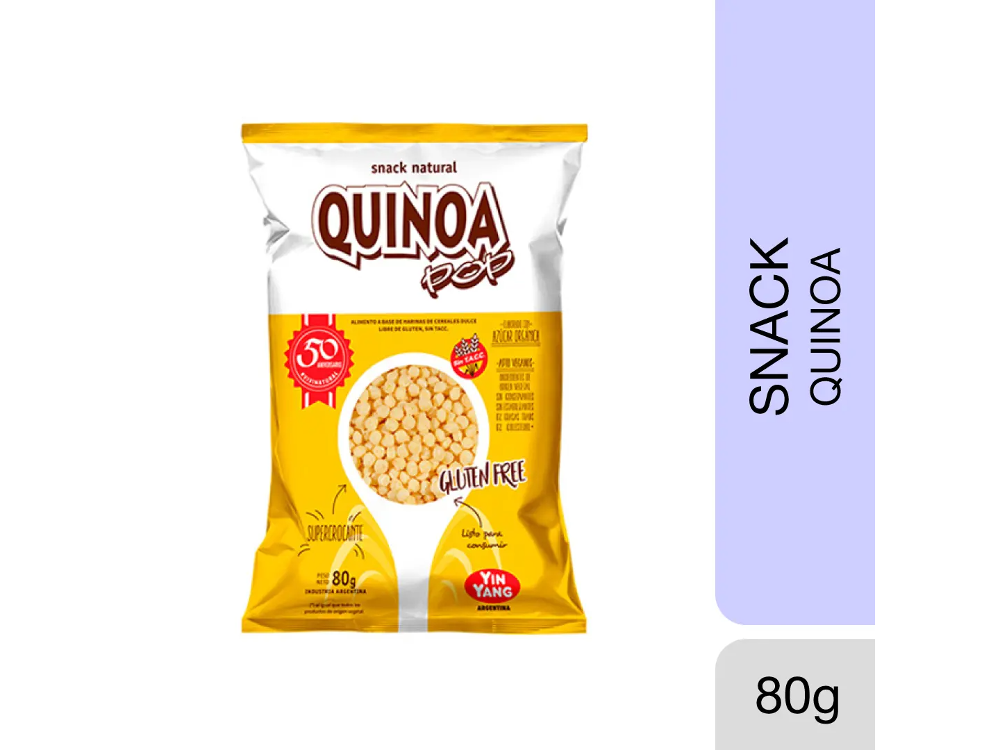 QUINOA POP 80 GRS SIN TACC