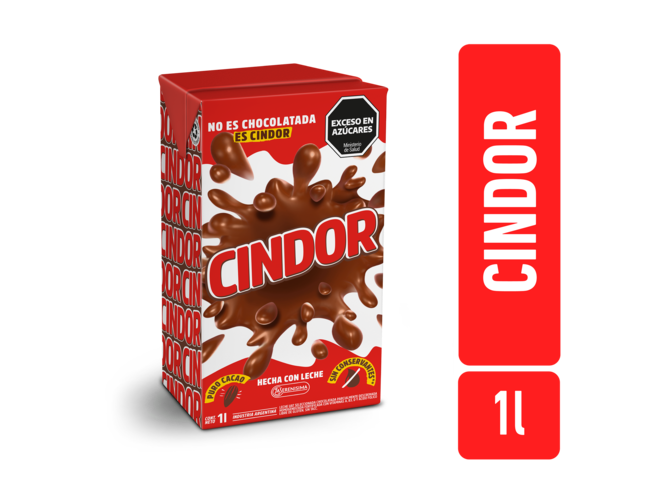 Leche chocolatada ​Cindor 1 L