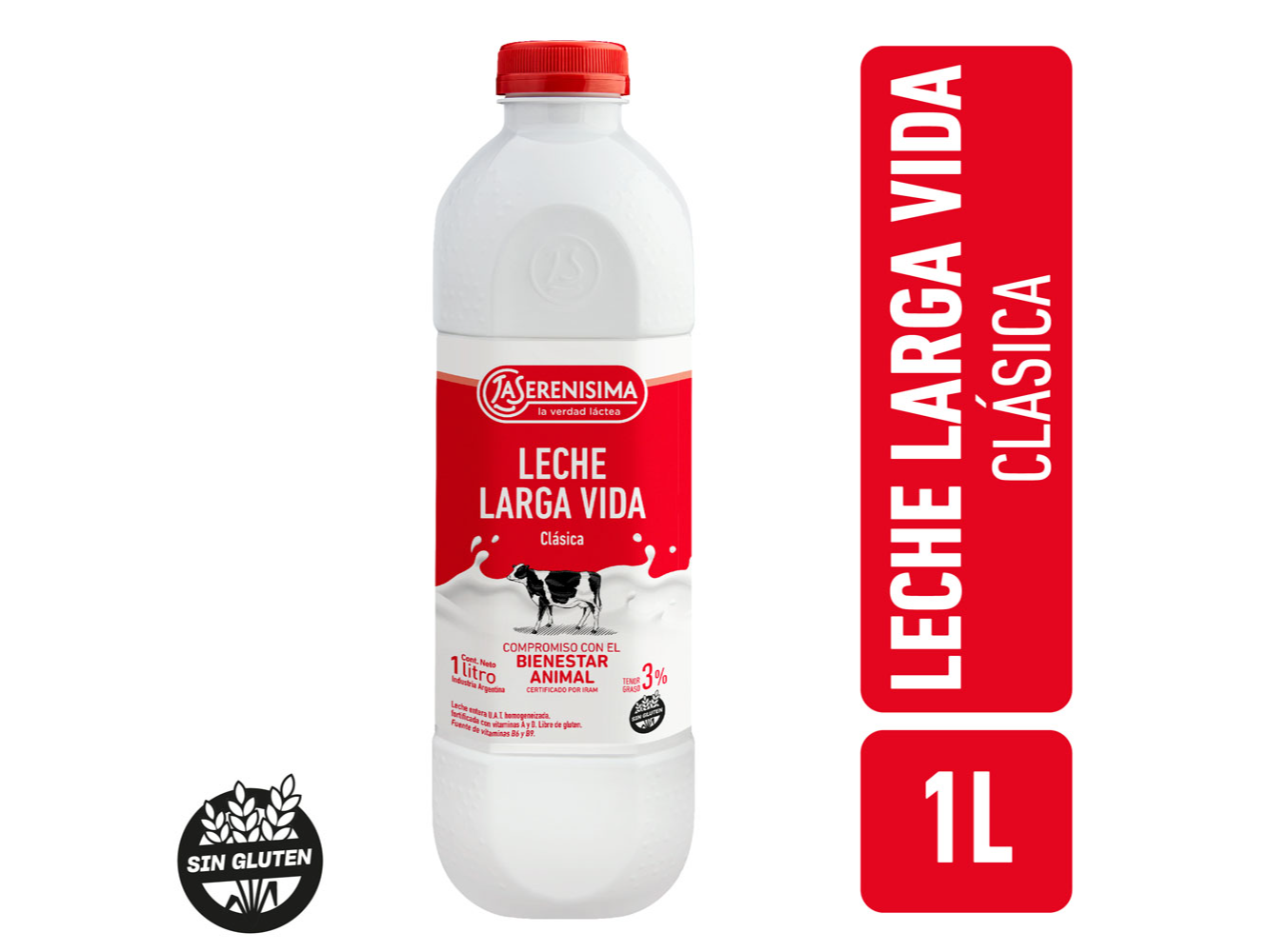 Leche La Serenisima Clásica 3% Larga Vida 1L