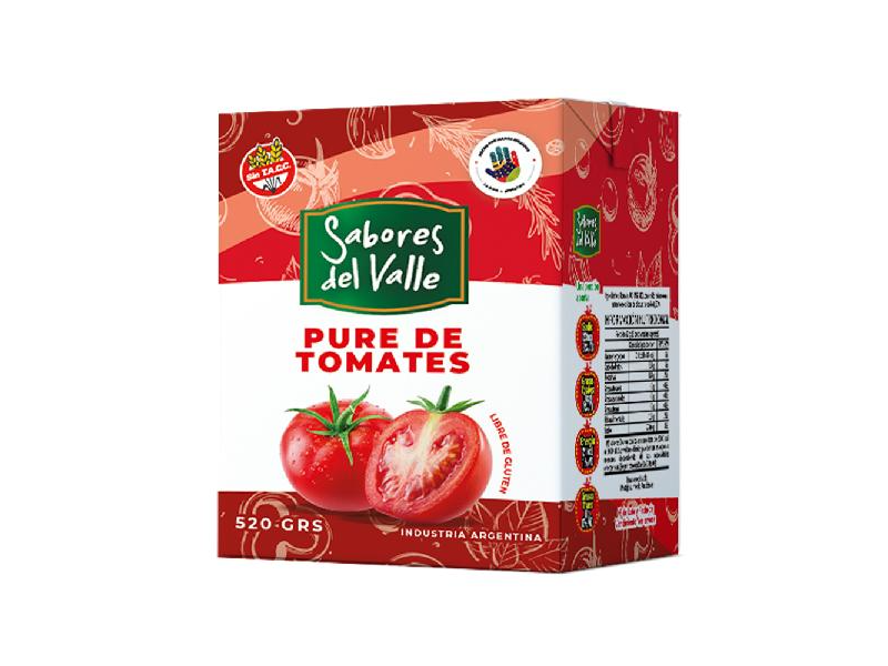PURE DE TOMATES SABORES DE VALLE