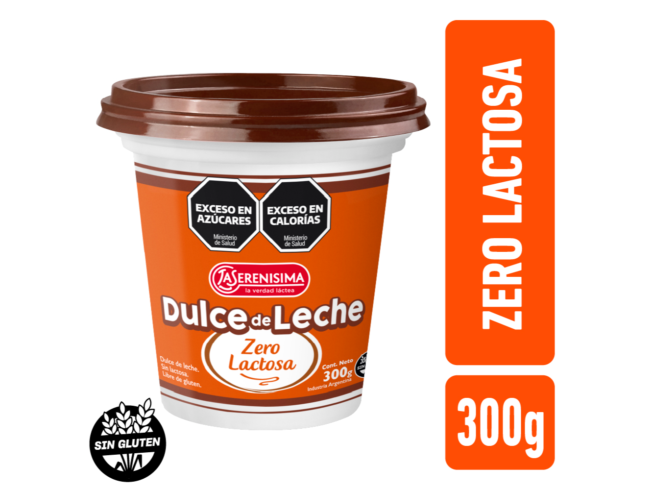 Dulce de Leche La Serenisima Zero Lactosa 300gr