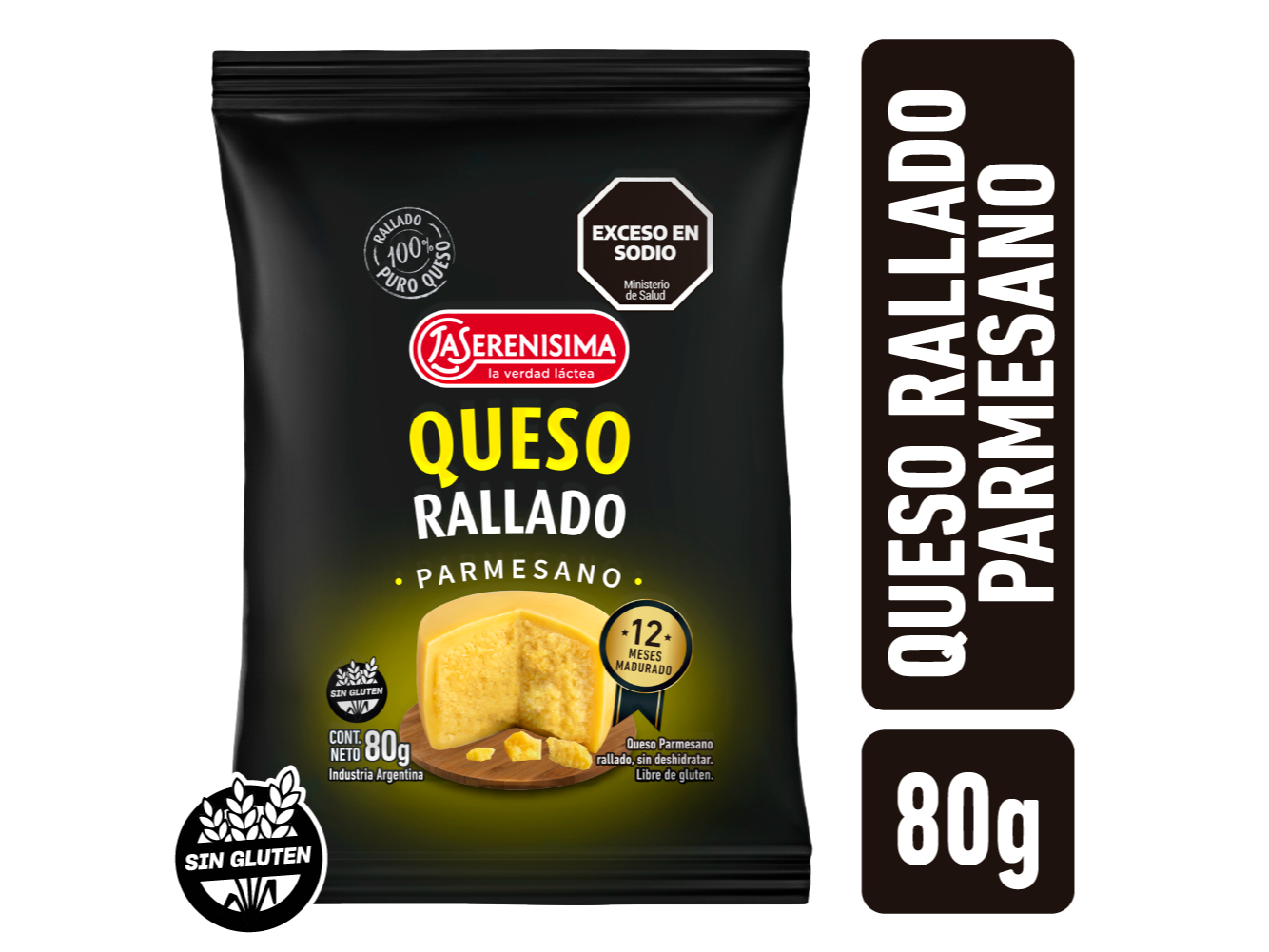 Queso Parmesano Rallado La Serenisima 80 gr