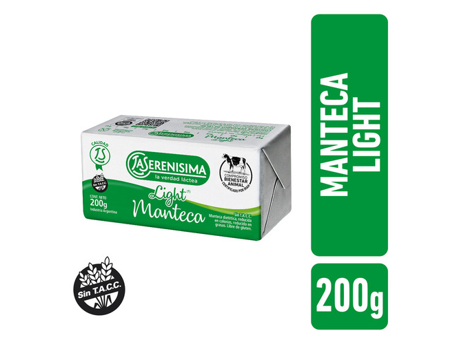 Manteca Light La Serenísima 200 gr