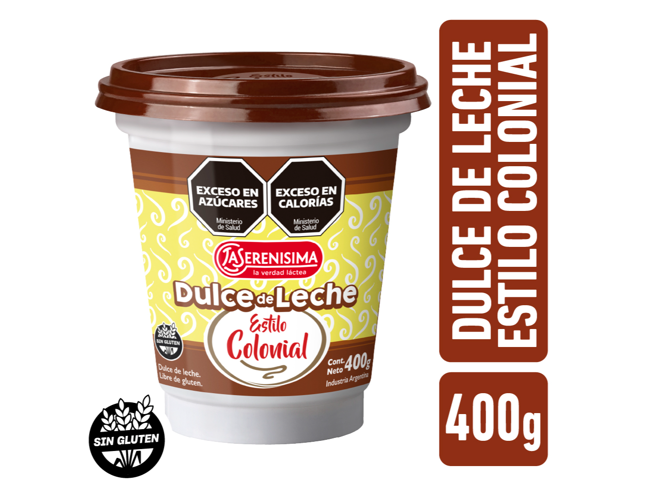 Dulce de Leche Colonial Fuente de Calcio La Serenísima 400 gr