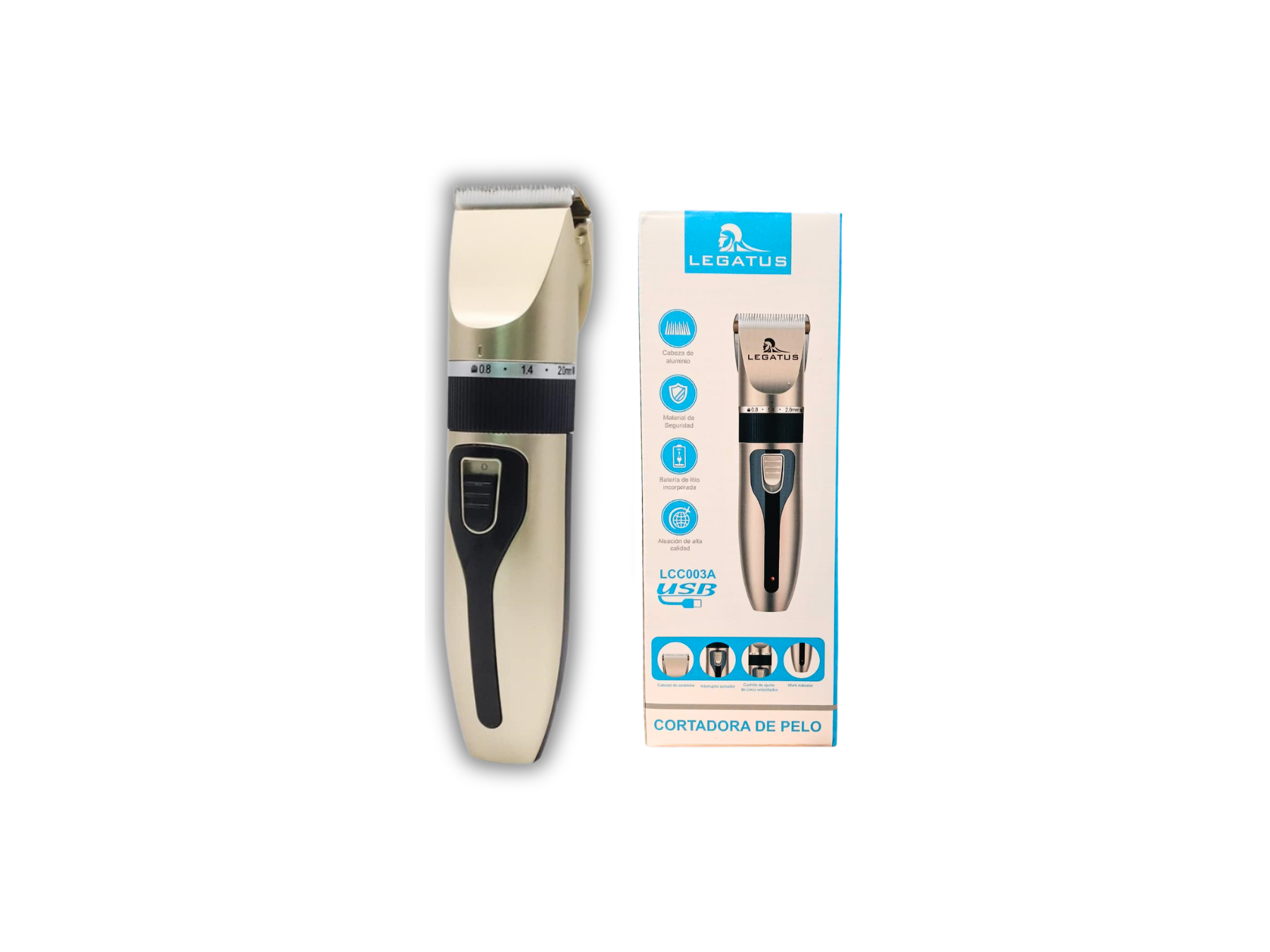 Cortadora de Pelo Mascotas Legatus LCC003A