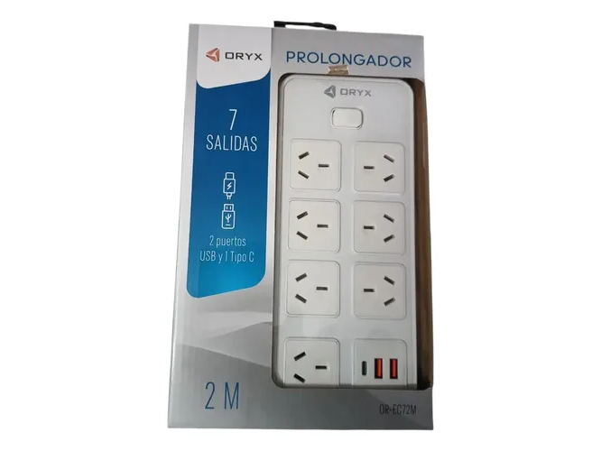 PROLONGADOR 7 SALIDAS ORYX OR-EC72M