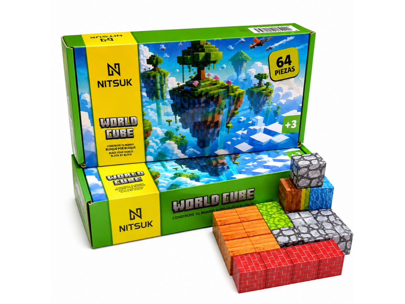 Bloques Magneticos Minecraft 64PCS