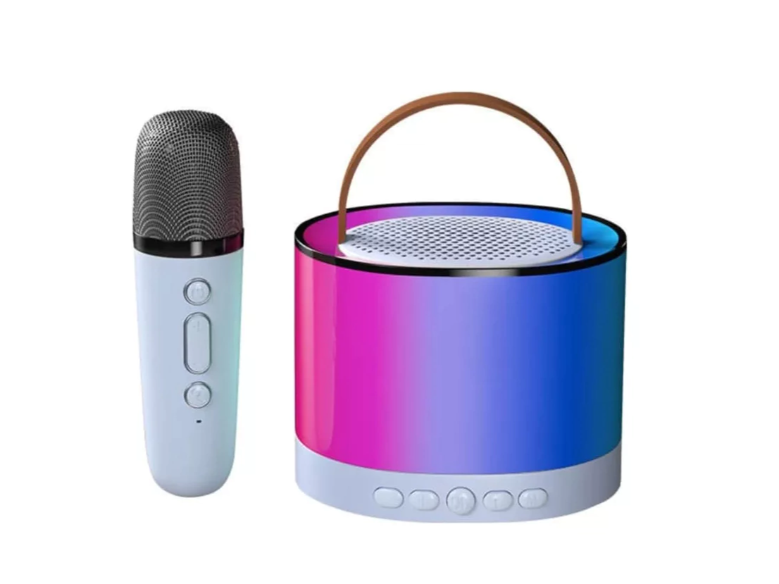 Mini Parlante Karaoke Portátil con Micrófono