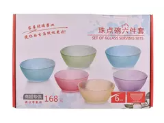 Set de 6 Bowls de Vidrio