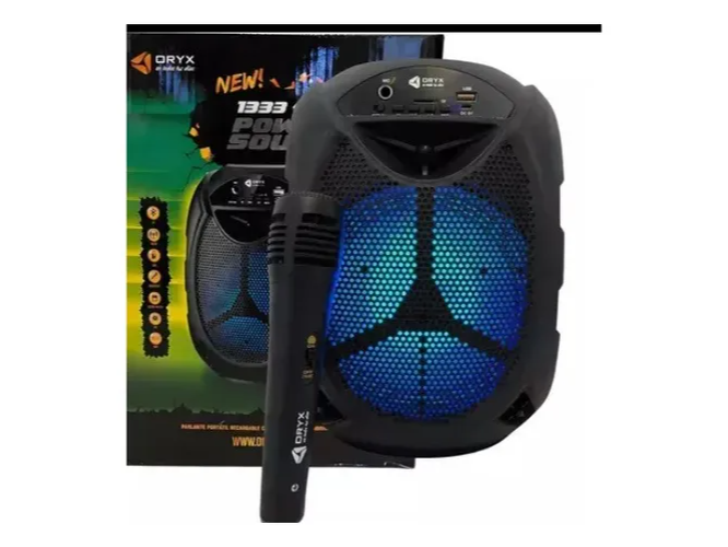 Parlante Oryx Rio 6.5 Portátil Bluetooth Con Micrófono