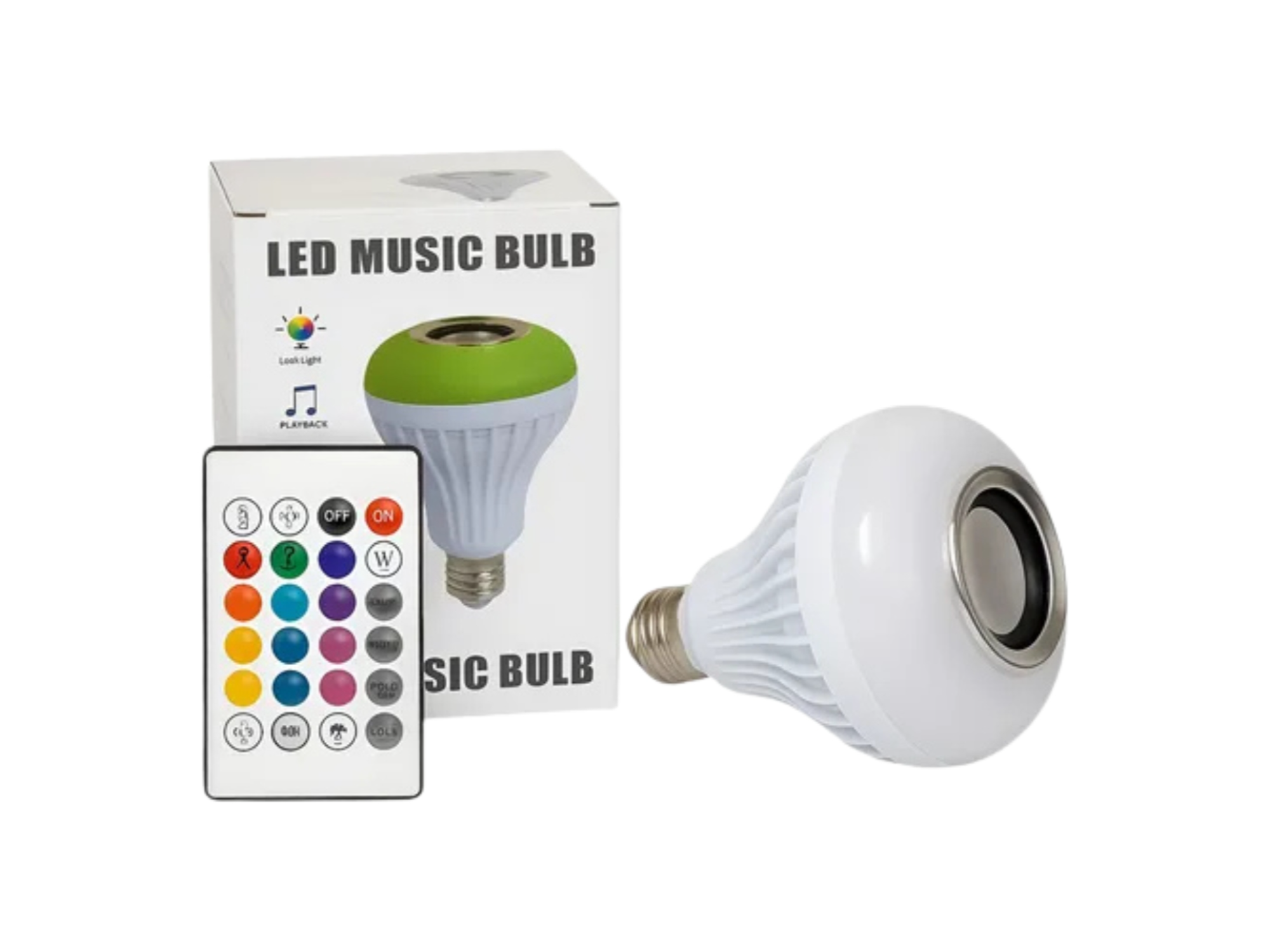 Foco Lampara RGB Con Parlante BT OLP180