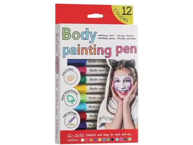 Marcadores Al Agua Para Tatuarse Body Painting