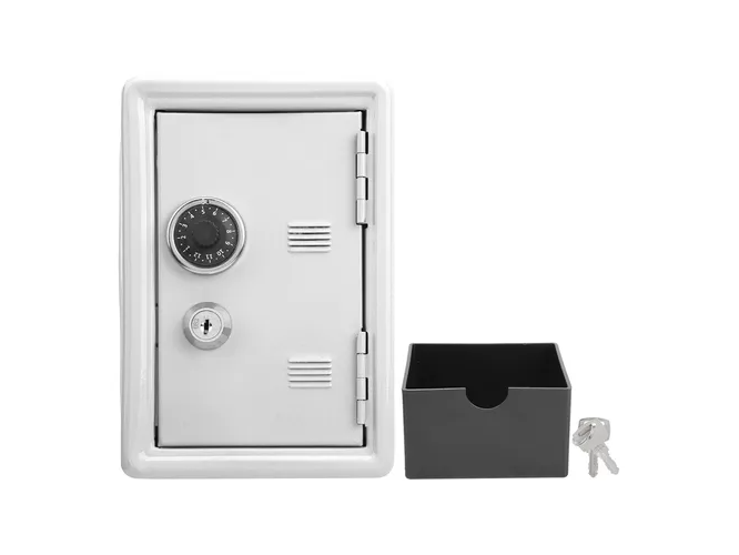 Alcancía Caja Fuerte De Metal