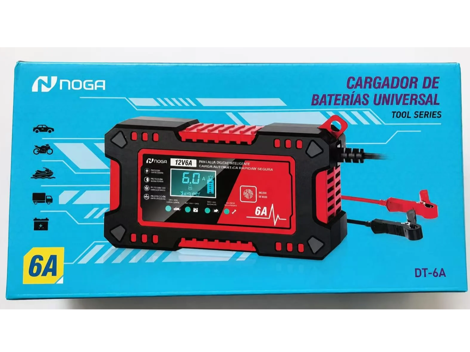 Cargador de Bateria Universal  DT 6A