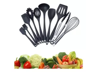 Set de Utensilios de Cocina de Silicona 10 Piezas