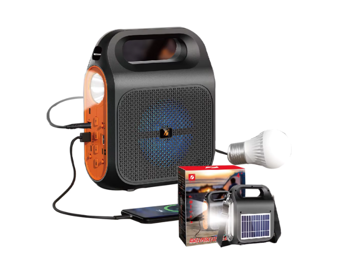 Parlante BT Solar Multifuncional KTS-1837