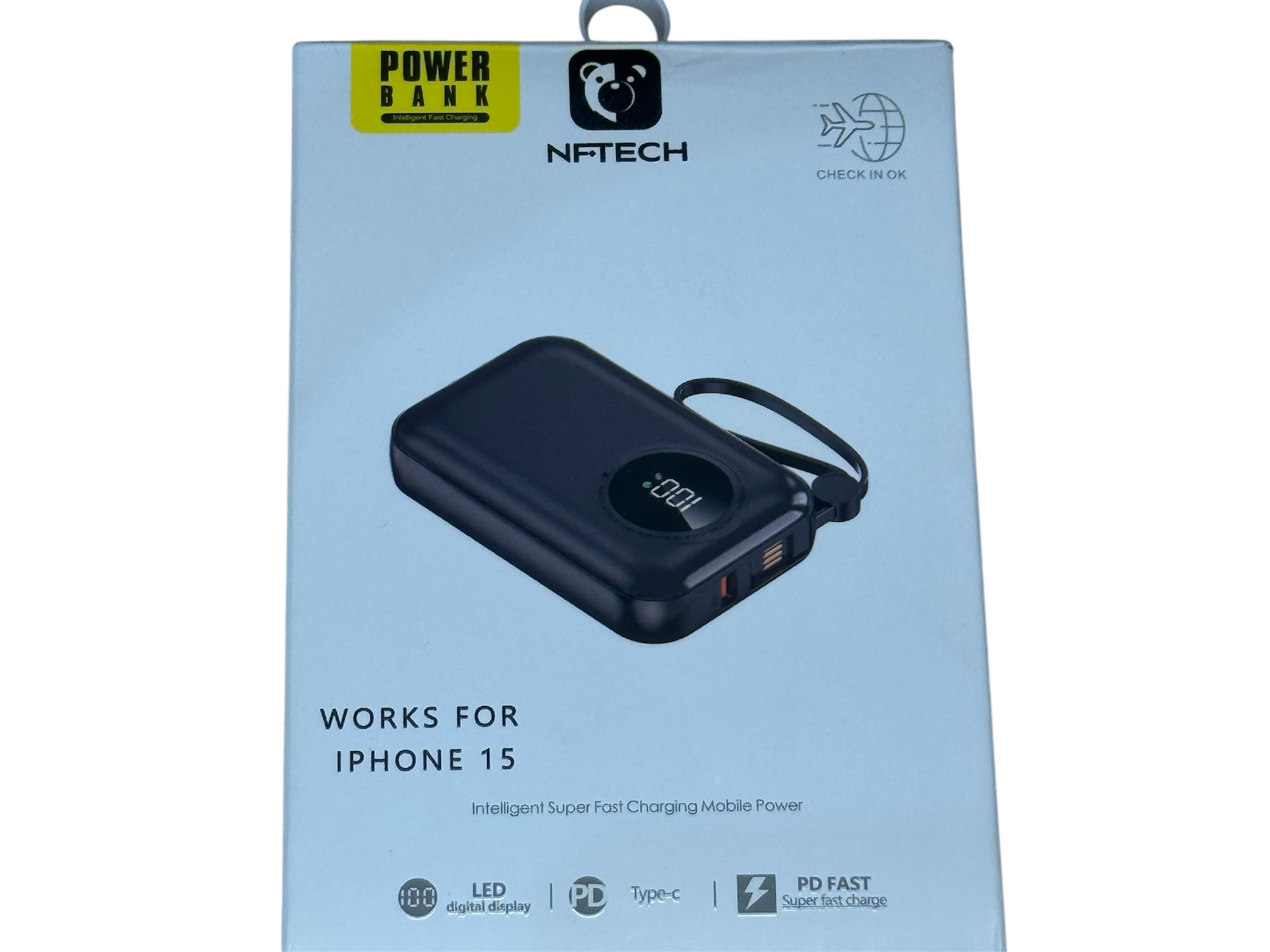 Power Bank con Cable